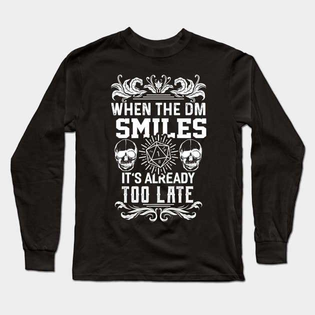 Smiles Too Late Long Sleeve T-Shirt by Dojaja